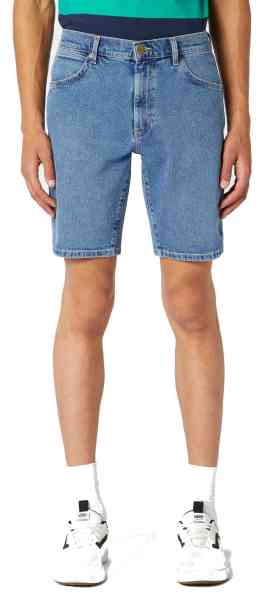 Wrangler 5 pocket JEANS SHORT - BLUE STONES